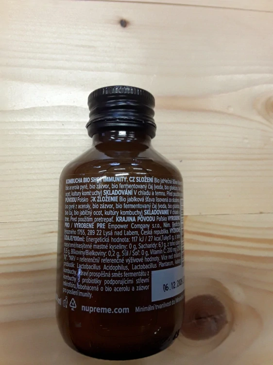 Kombucha bio shot imunity