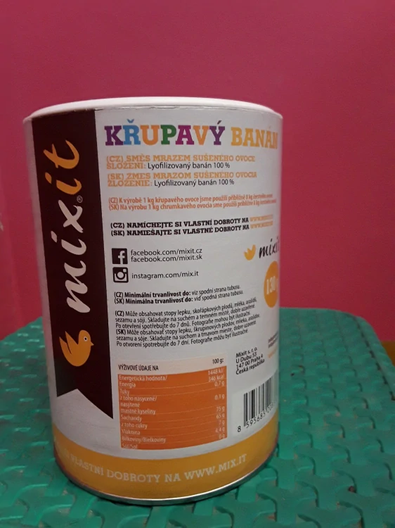 Mixit křupavé ovoce banán