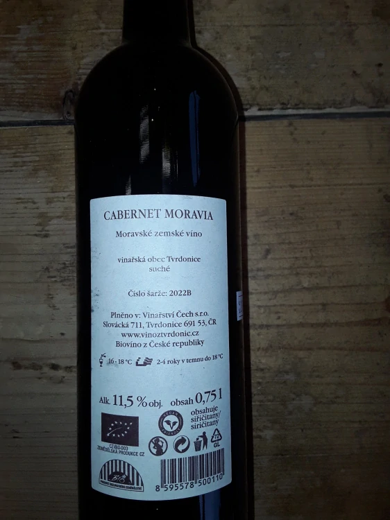 Cabernet Moravia Moravské zemské víno suché