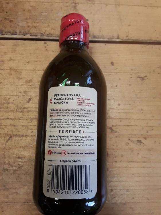 Fermentovaná rajčatová omáčka citrón