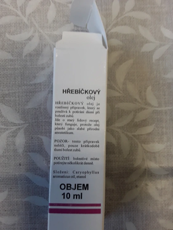 Hřebíčkový olej