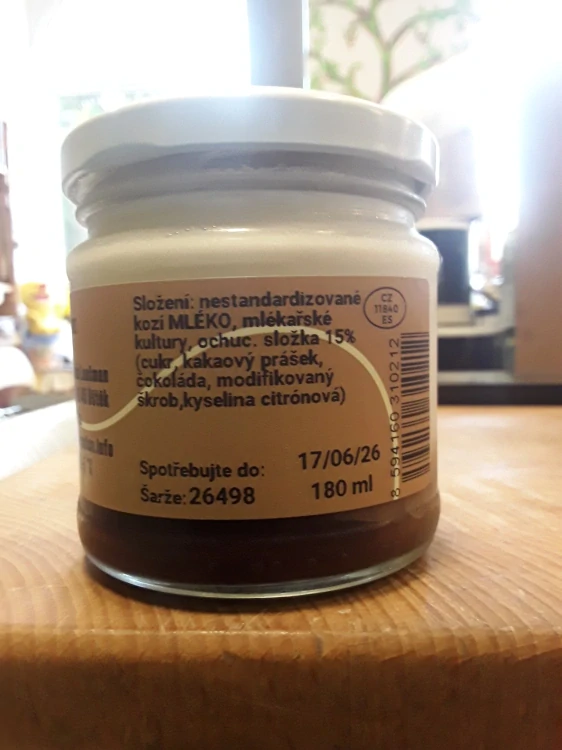 Kozí jogurt čokoláda