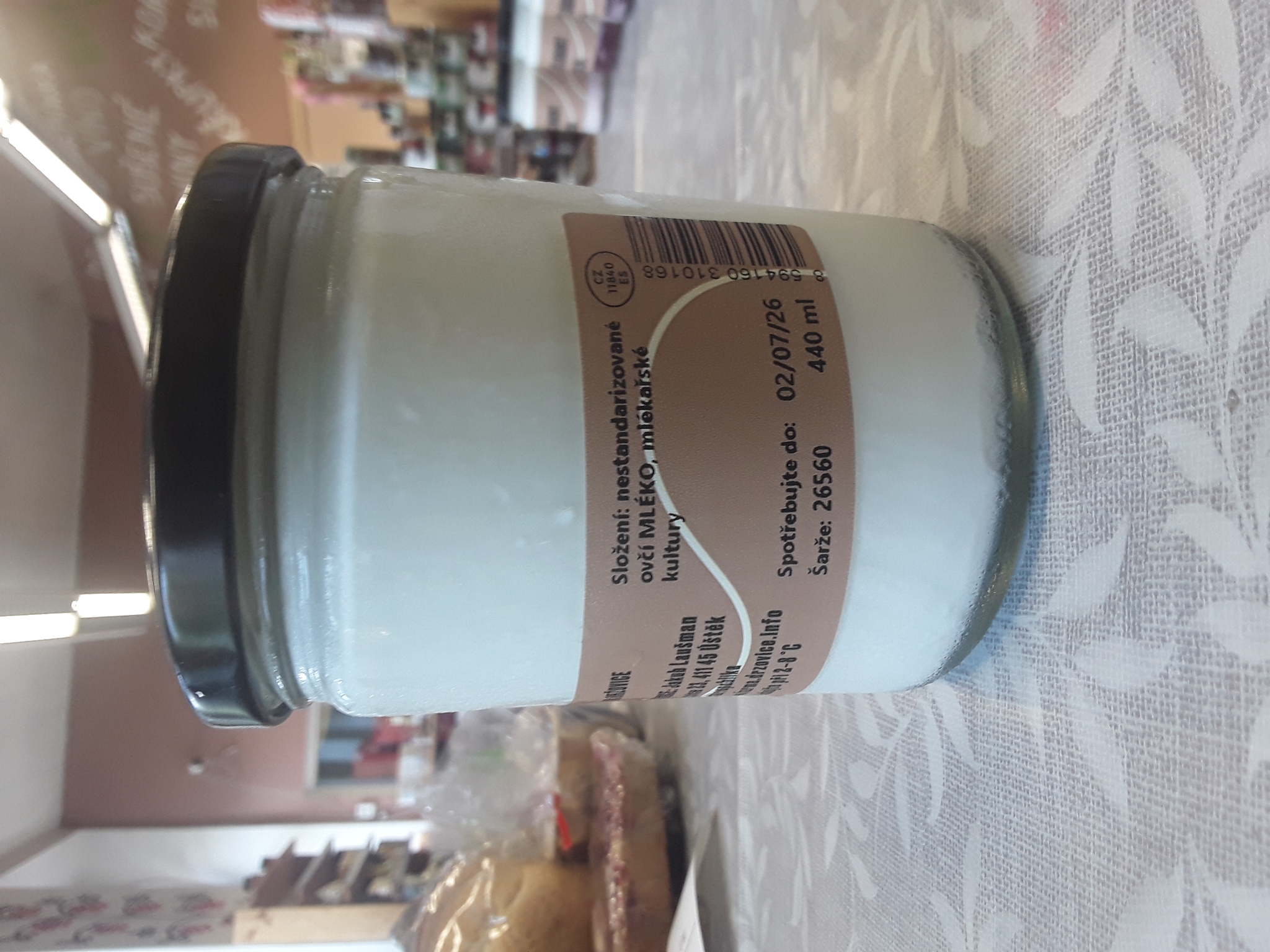 ovčí jogurt bílý  440g