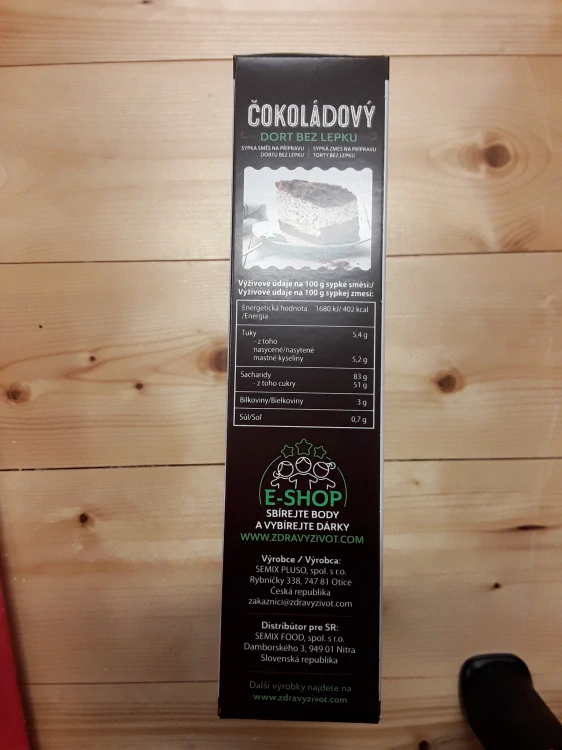 Čokoládový dort bez lepku 