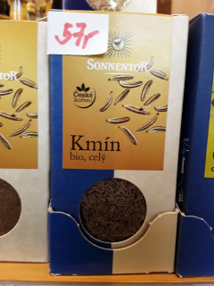 Kmín bio, celý