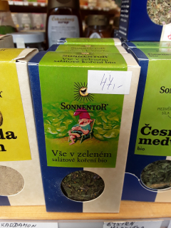 Vše v zeleném, salátové koření