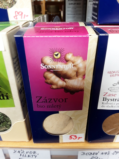 Zázvor, mletý