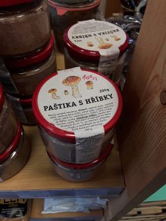 Paštika s hříbky