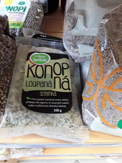 Konopná loupaná semínka