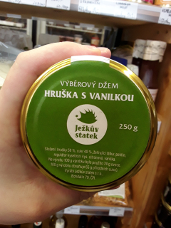 Výběrový džem hruška s vanilkou