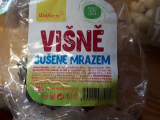 višně mrazem sušené