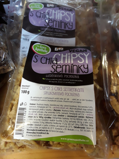 Chipsy s chia semínky