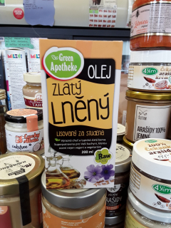 Zlatý lněný olej