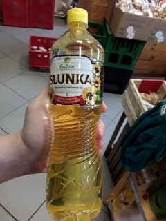 Slunka slunečnicový olej