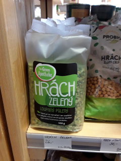 Hrách zelený