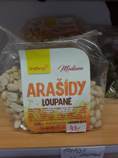 Arašídy loupané
