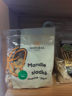 Mandle sladké loupané