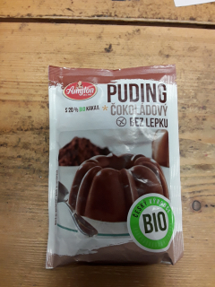 Puding čokoládový bez lepku