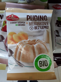 Puding meruňkový bez lepku