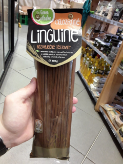 Celozrnné linguine bezvaječné