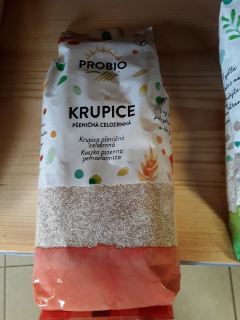 Krupice celozrnná pšeničná
