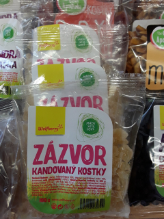 Zázvor kostky