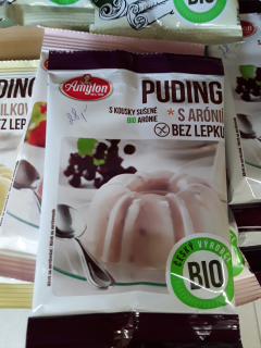 Puding s arónií a chia semínky bez lepku