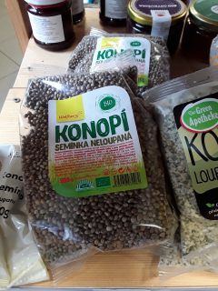 Konopné semínko neloupané