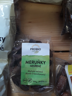 Meruňky nesířené
