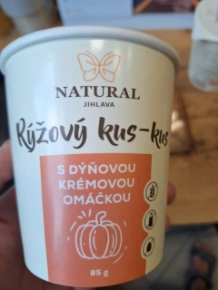 Rýžový kus-kus s dýňovou omáčkou