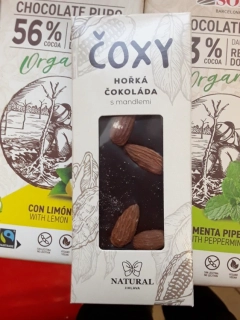 Čoxy hořká čokoláda s mandlemi