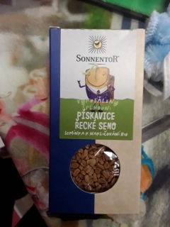 Pískavice řecké seno