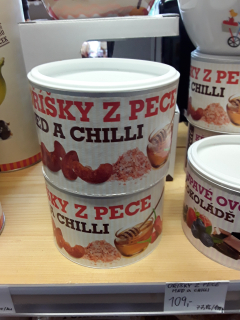 Oříšky z pece med chilli