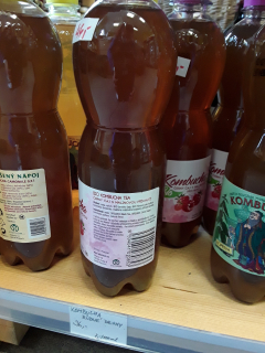 Kombucha černý čaj s malinovou příchutí