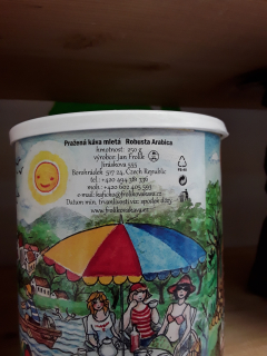 Pražená káva mletá