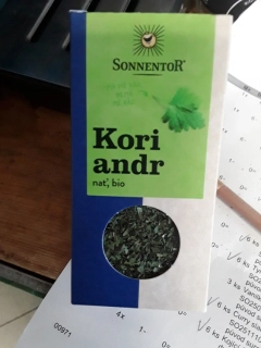 Koriandr nať