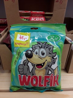 Mátové bonbóny Wolfík