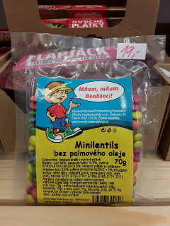 Minilentils bez palmového oleje