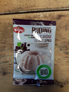 Puding s arónií bez lepku