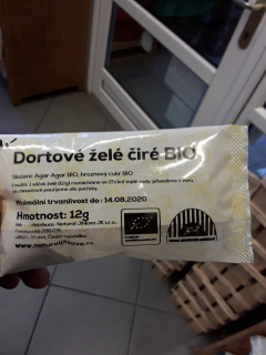 Dortové želé čiré BIO
