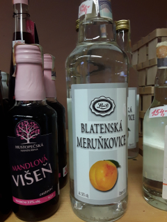 Meruňkovice - ovocný destilát z meruněk
