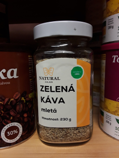 Zelená káva mletá