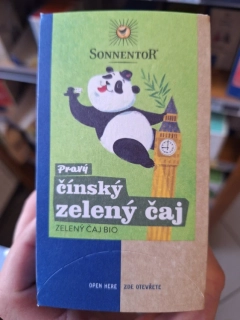zelený jemný čínský čaj bio