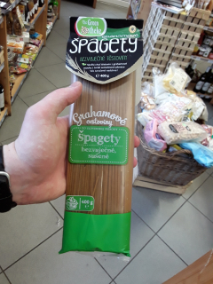 Grahamové špagety bezvaječné