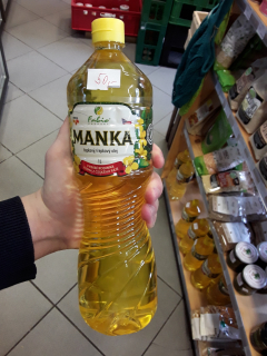 Manka řepkový olej