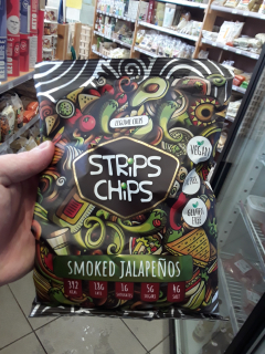 Strips chips smoked jalapenos
