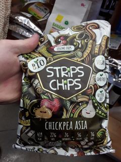 Strips chips chickpea asia