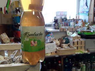 Kombucha s limetkovou příchutí