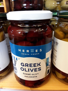Černé olivy Kalamata