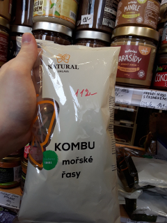 Kombu mořské řasy